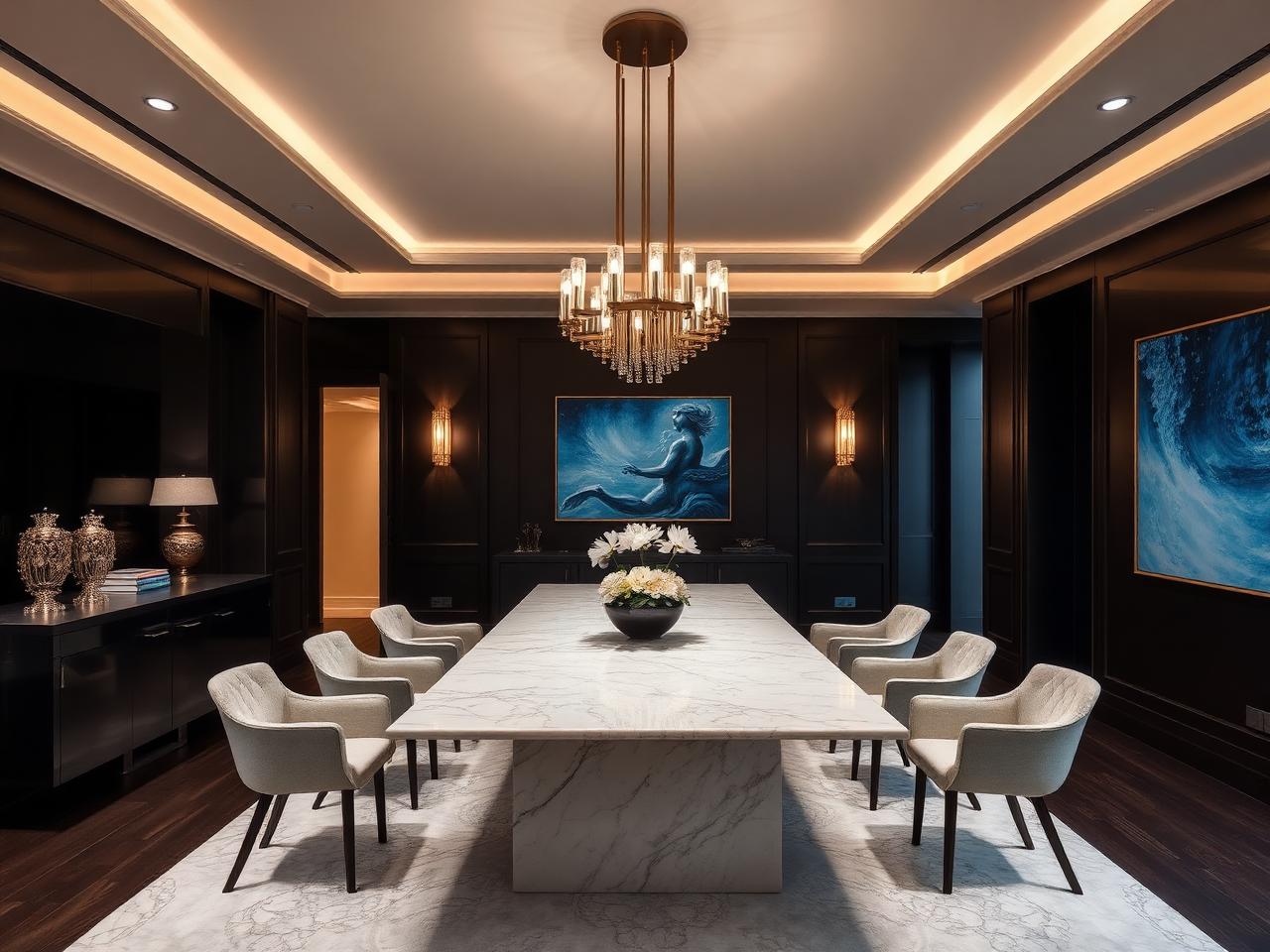 Marbled Dining Pavilion