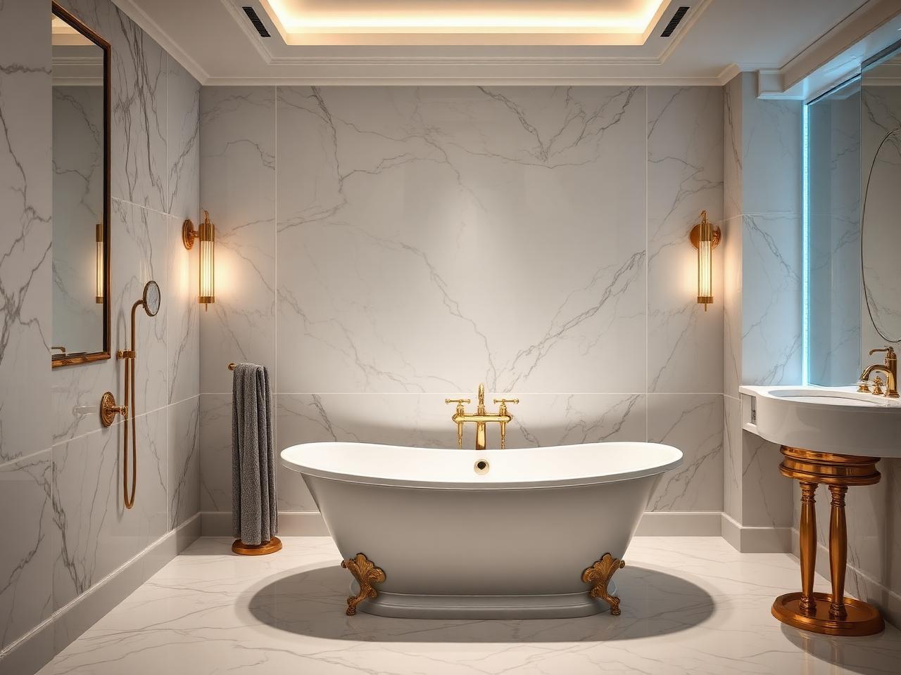 Marble Spa Bathroom
